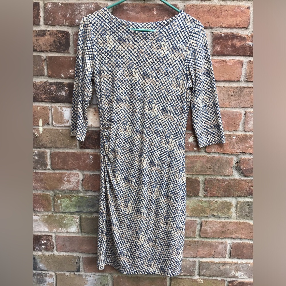 JMcLaughlin faux wrap dress Small